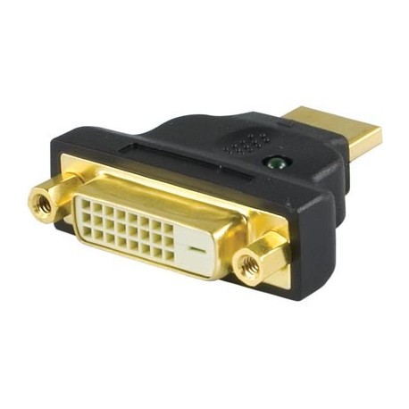 Videoadapteri HDMI u - DVI-D n, kullattu