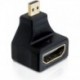 Adapteri HDMI naaras - micro HDMI uros, kulma