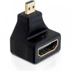 Adapteri HDMI naaras - micro HDMI uros, kulma