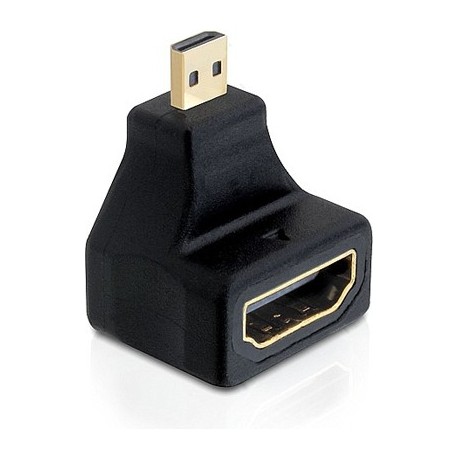 Adapteri HDMI naaras - micro HDMI uros, kulma