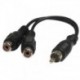 Y-adapteri RCA 1u - 2n