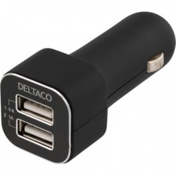Virta-adapteri autoon, tupakansytyttimestä USB