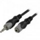 Jatkokaapeli 3,5mm u-3,5mm n 3m
