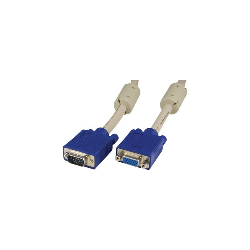 RGB jatkokaapeli HD15u - HD15n 1,8m