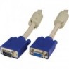 RGB jatkokaapeli HD15u - HD15n 1,8m