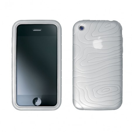 Celly iPhone 3G/3Gs suojakotelo, vaalea