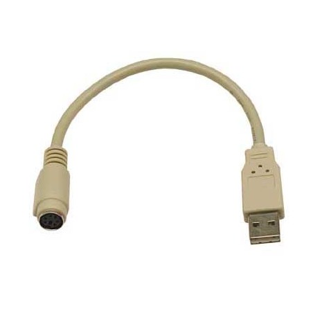 Adapteri PS/2 näppäimistö - USB