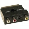 Videoadapteri Scart - S-video, 3x RCA