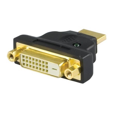 Videoadapteri HDMI u - DVI-D n, kullattu