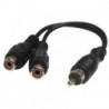 Y-adapteri RCA 1u - 2n