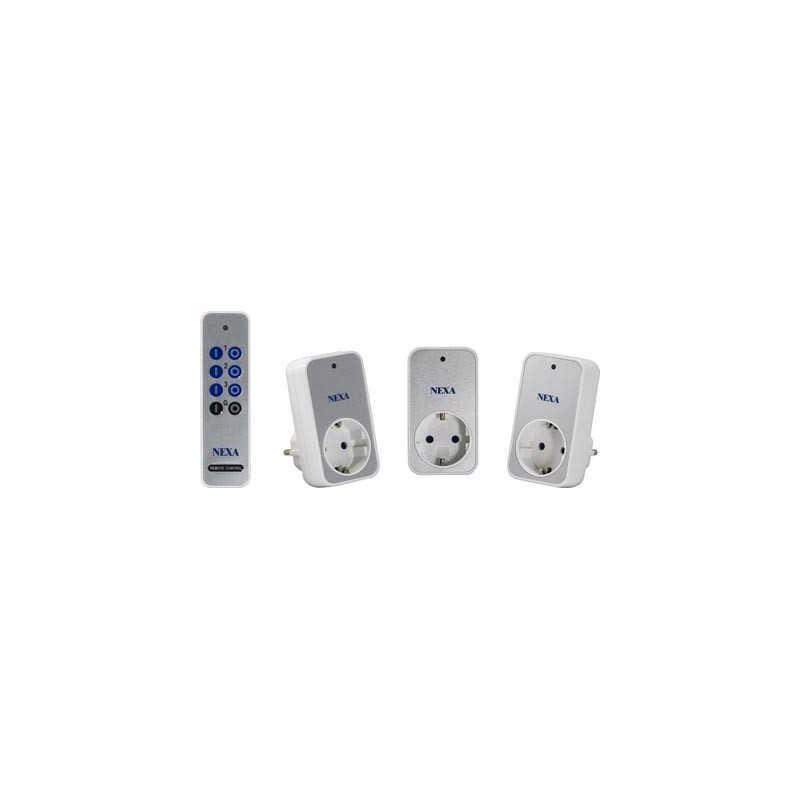 Kauko-ohjattava virtakatkaisin, 3x2300W sarja