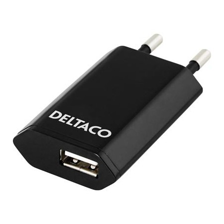Pistorasiaan kytkettävä USB-latausadapteri, slim