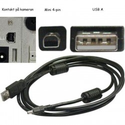 USB-kaapeli digikameraan, Casio, Epson, HP, Kodak, Minolta, Olym